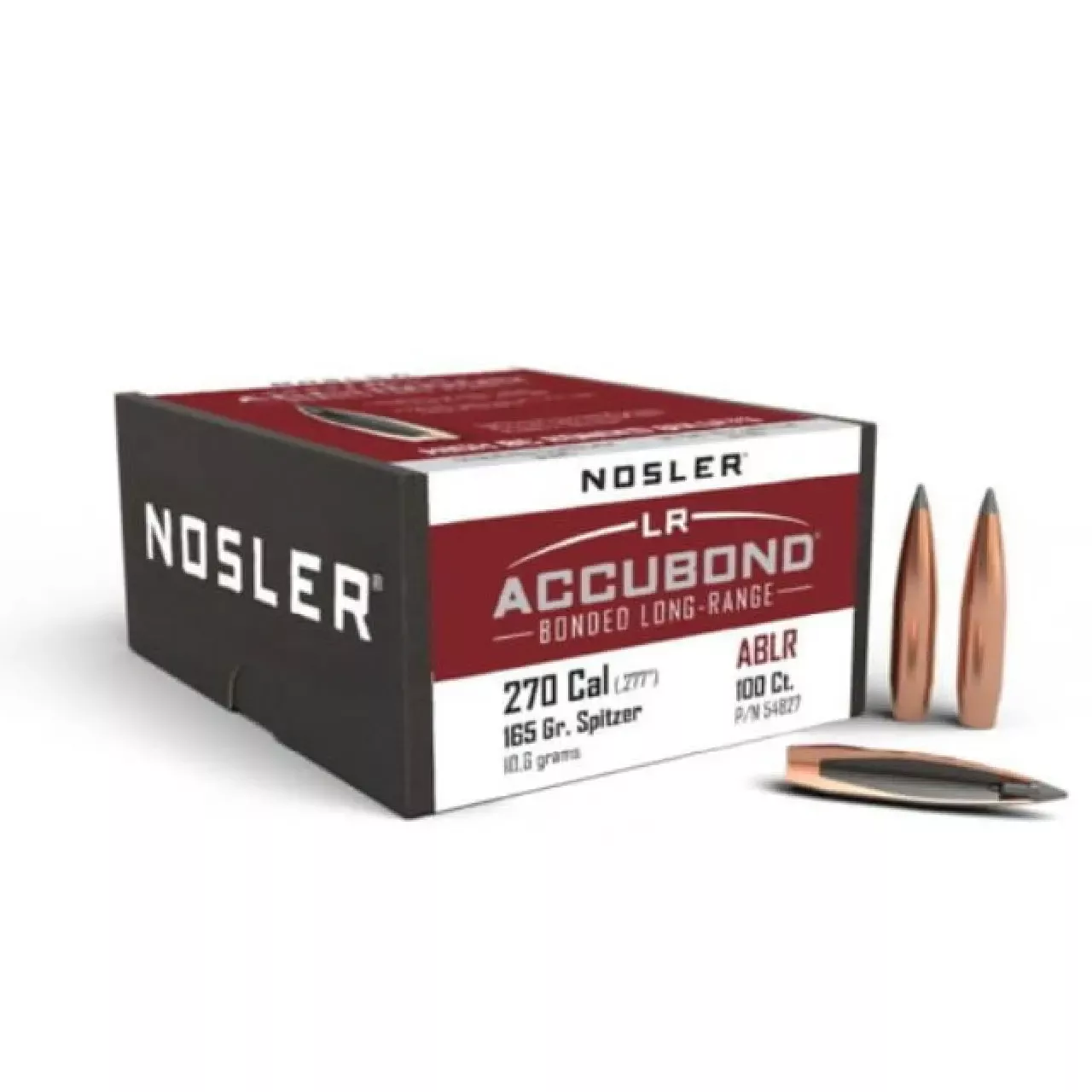 Nosler 270 Cal 165 Gr ABLR 100/Box