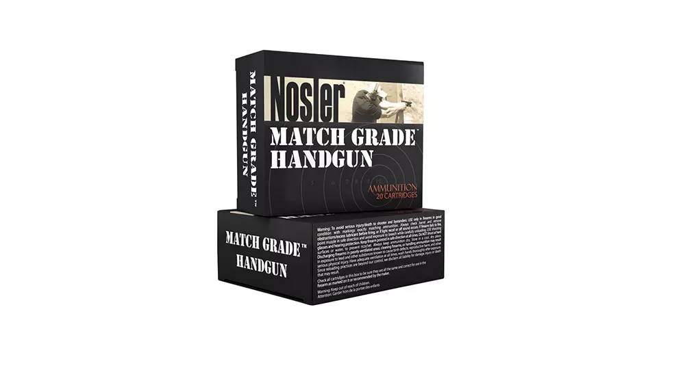 Nosler Match Grade 45 ACP 185 gr. JHP 20/Box