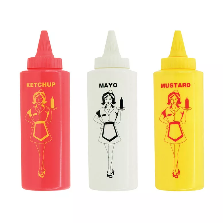 Nostalgic Squeeze Dispensers, 3-pack