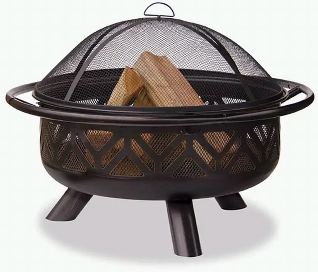 Oil Rubbed Bronze Outdoor Firebowl
