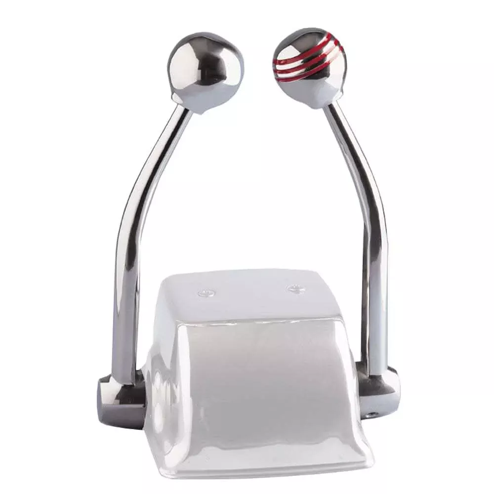 Ongaro Standard Control Arm Set with Red Throttle Knob & Plain Shift Knob - 50050