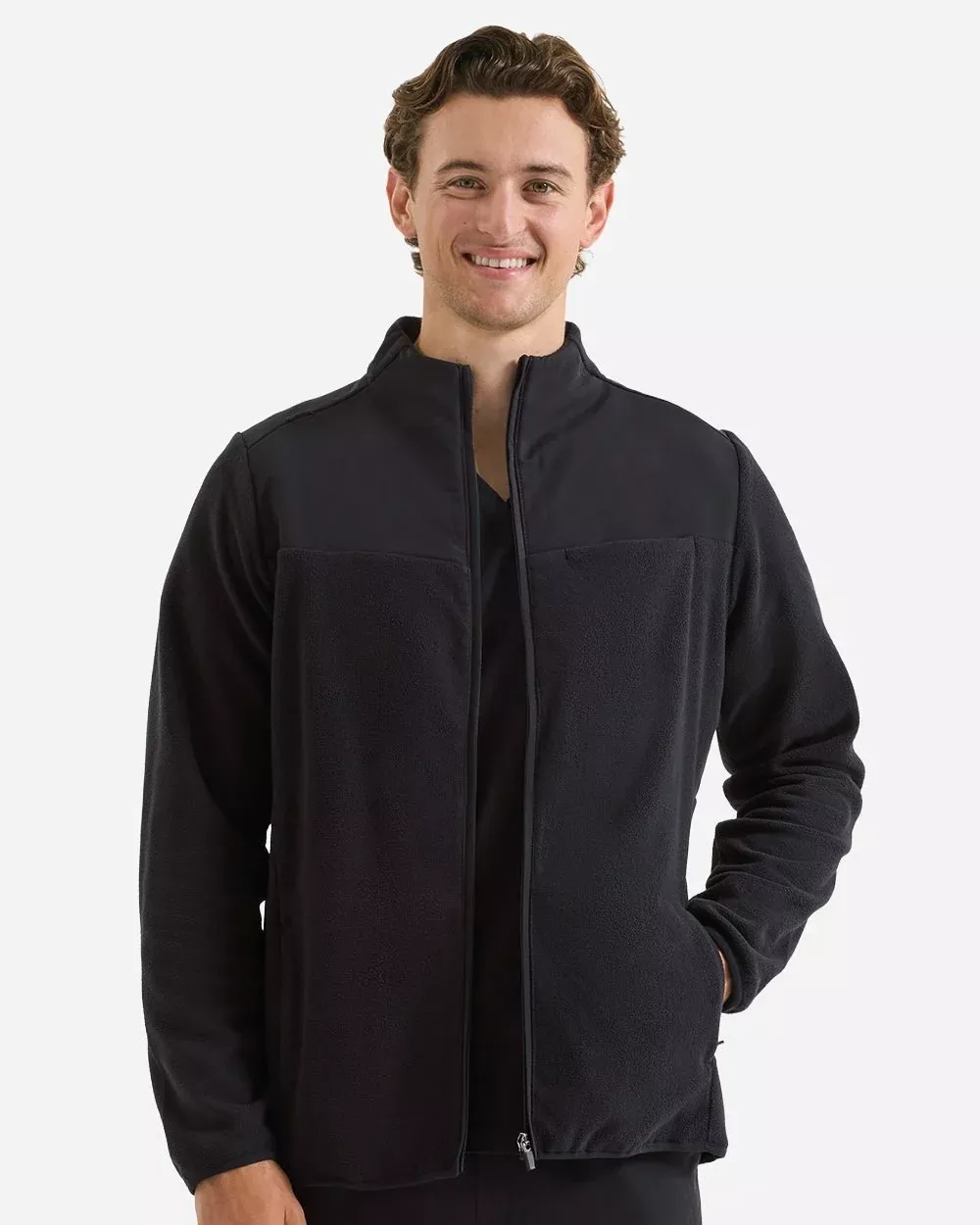Onna Men’s Agility Panelled Fleece Full-Zip Jacket