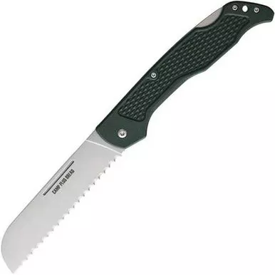 Ontario Camp Plus BreadLockback Knife with Serrated Blade