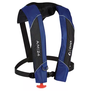 Onyx A/M-24 Auto/Manual Inflatable PFD - Blue