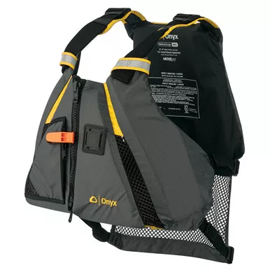 Onyx MoveVent Dynamic Vest - M/L Yellow/Grey