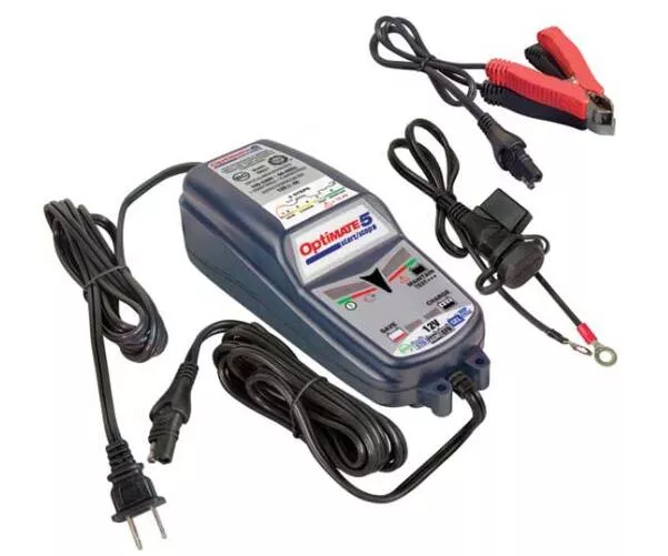 Optimate 5 Start/Stop, 6-Step 12V 4A Battery Saving Charger-Tester-Maintainer• TM-221