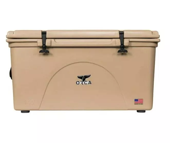 ORCA 140 Quart Cooler, Tan• ORCT140