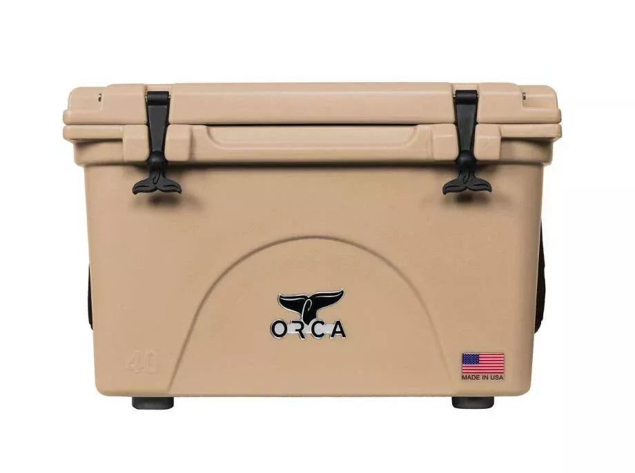 ORCA 40-Quart Hard Side Cooler – Tan• ORCT040