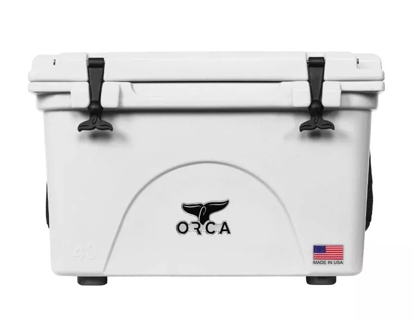 ORCA 40-Quart Hard Side Cooler – White• ORCW040