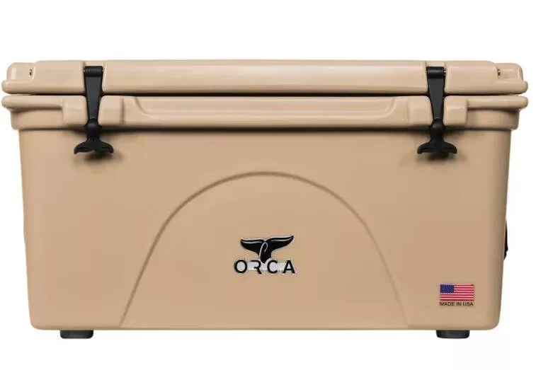 ORCA 75-Quart Hard Side Cooler – Tan• ORCT075