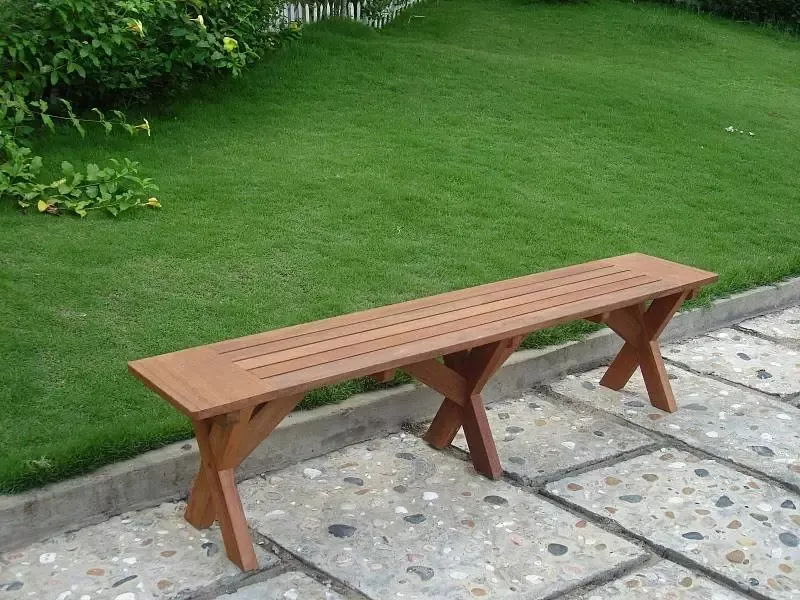 Outdoor Backless Bench