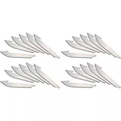 Outdoor Edge RazorSafe Drop Point Replacement Blades Pack of 24