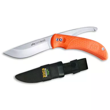 Outdoor Edge SwingBlaze Orange Fixed Blade Knife