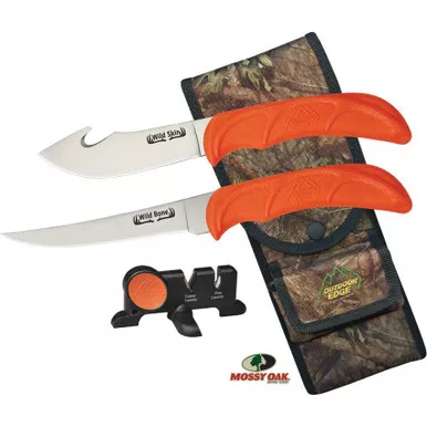 Outdoor Edge Wild Bone Combo Hunting Knife Set