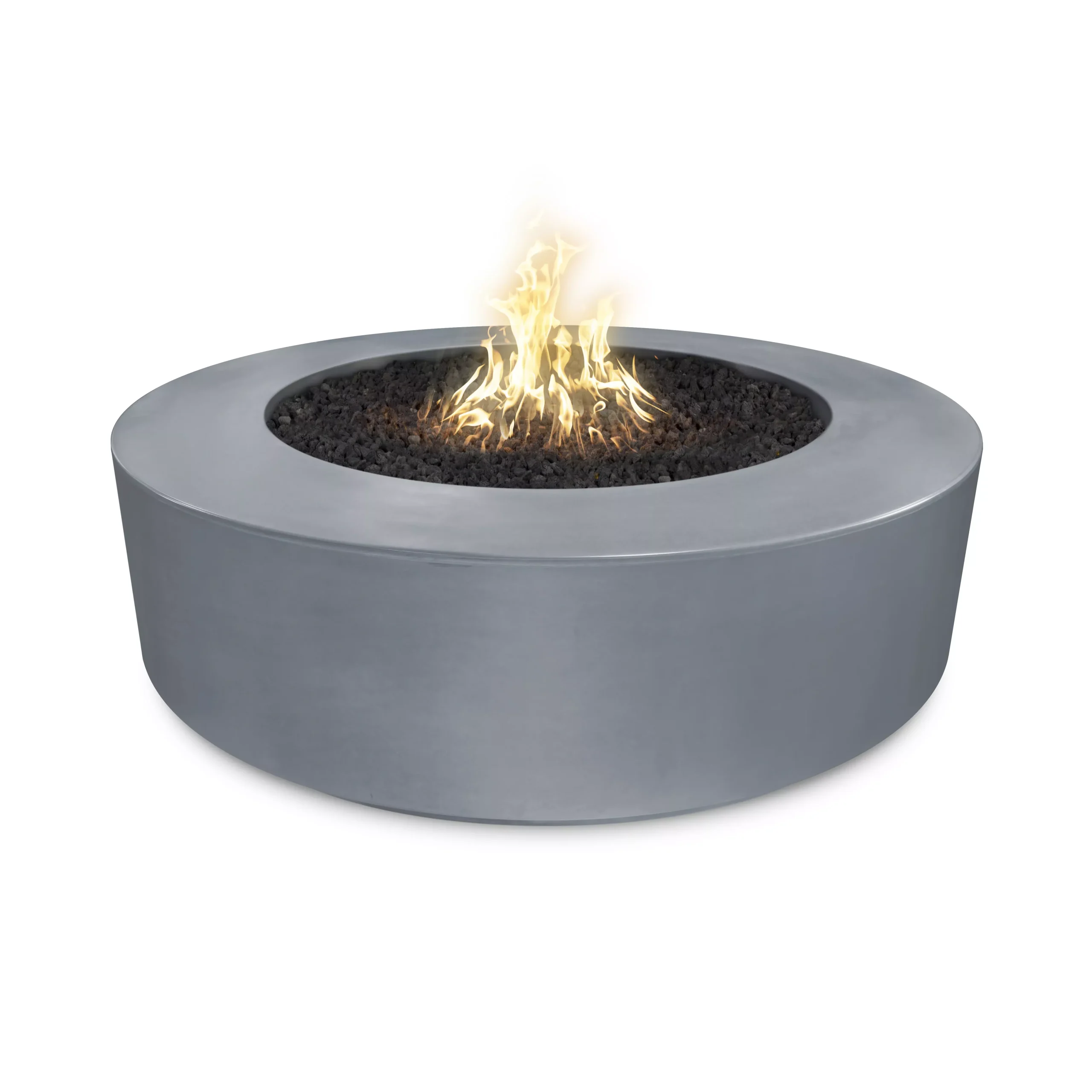 The Outdoor Plus 72″ Florence Concrete Fire Pit plus Free Cover