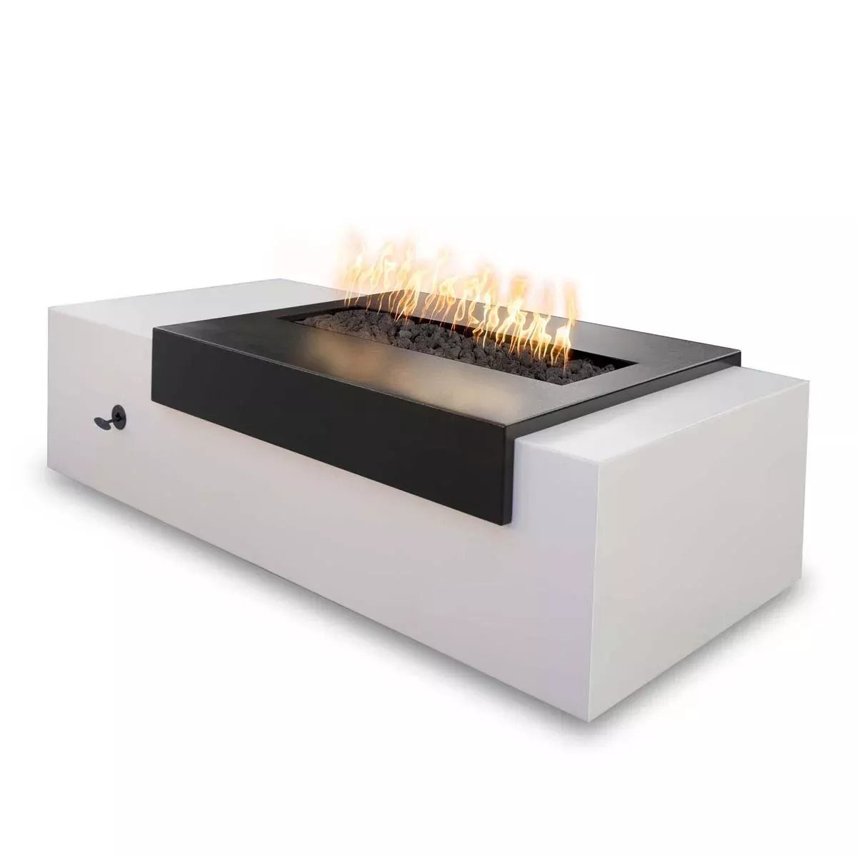 The Outdoor Plus Moonstone Fire Pit / Black & White Collection plus Free Cover