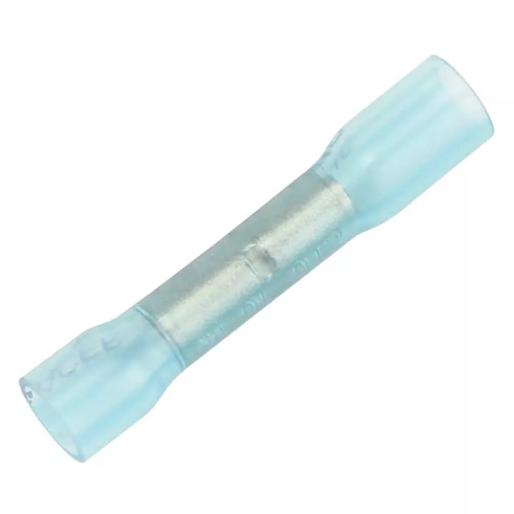 Pacer 16-14 AWG Heat Shrink Butt Connector - 100 Pack - TBSE14-100