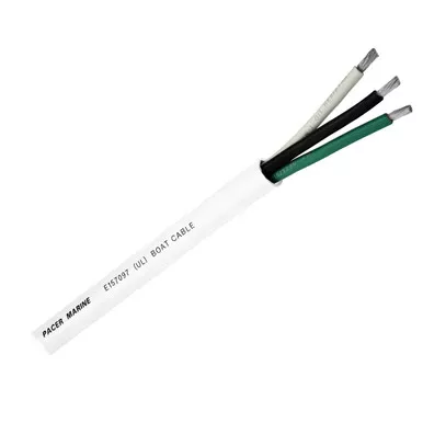 Pacer 16/3 AWG Round 3-Conductor Cable, 100-Foot