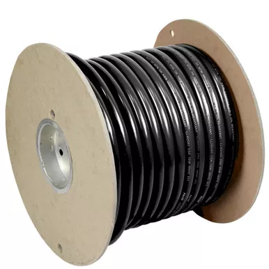 Pacer Black 2 AWG Battery Cable, 100-Foot Spool