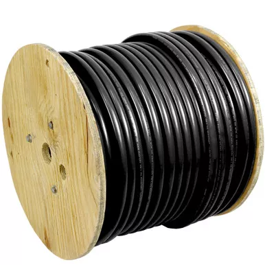 Pacer Black 2 AWG Battery Cable, 250-Foot Spool