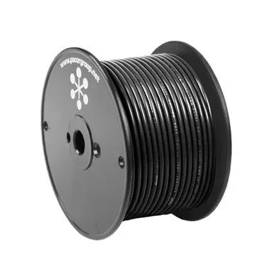 Pacer Black 8 AWG Primary Wire, 100-Foot Spool