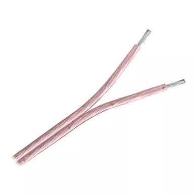 Pacer Clear 18/2 AWG Two-Conductor Speaker Wire, 250-Foot