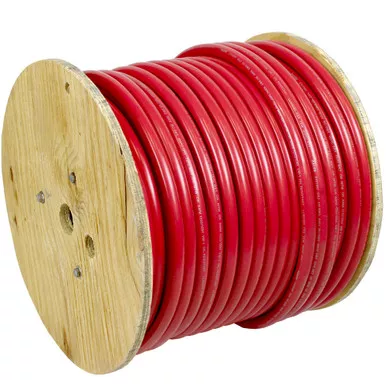 Pacer Red 4 AWG Battery Cable, 250-Foot Spool