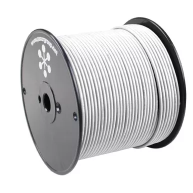 Pacer White 12 AWG Primary Wire, 500-Foot Spool