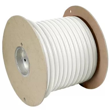Pacer White 2 AWG Battery Cable, 100-Foot Spool