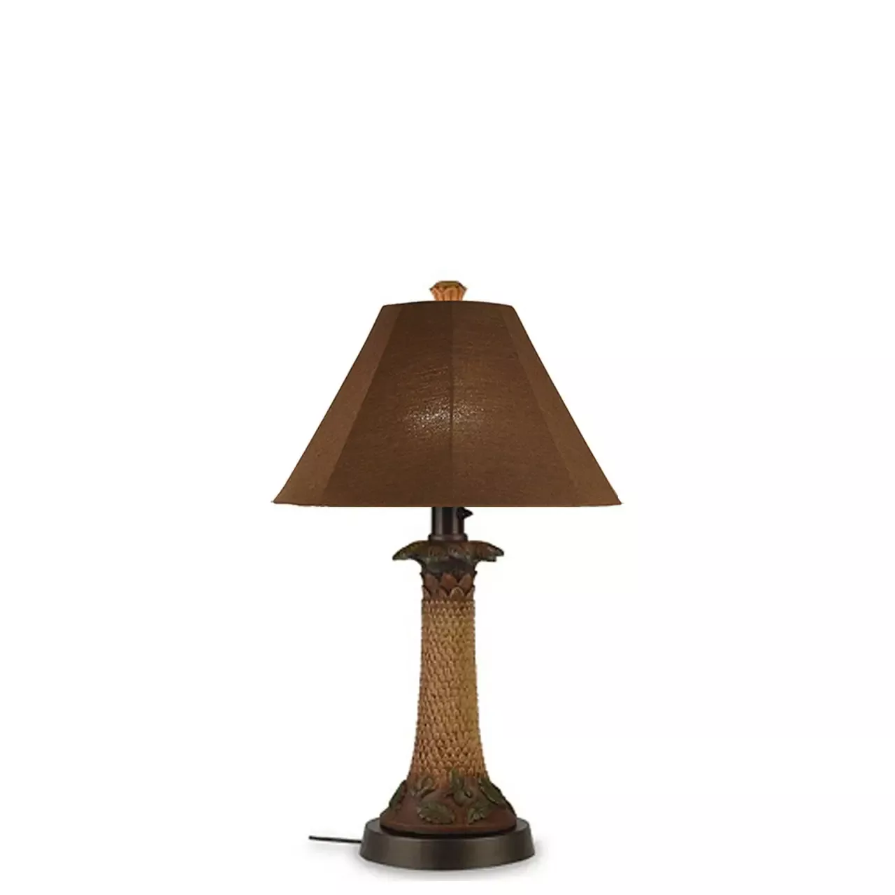 Palm Resin Table Lamp