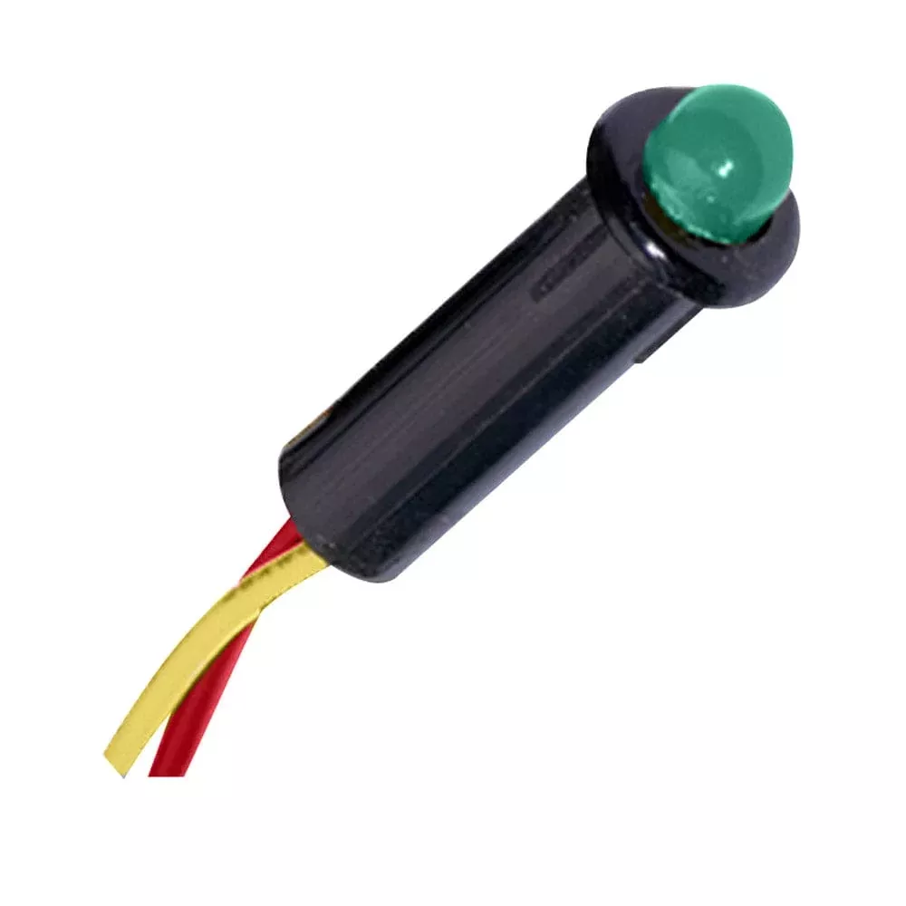 Paneltronics 5⁄32″ LED Indicator Light – 12-14VDC – Green