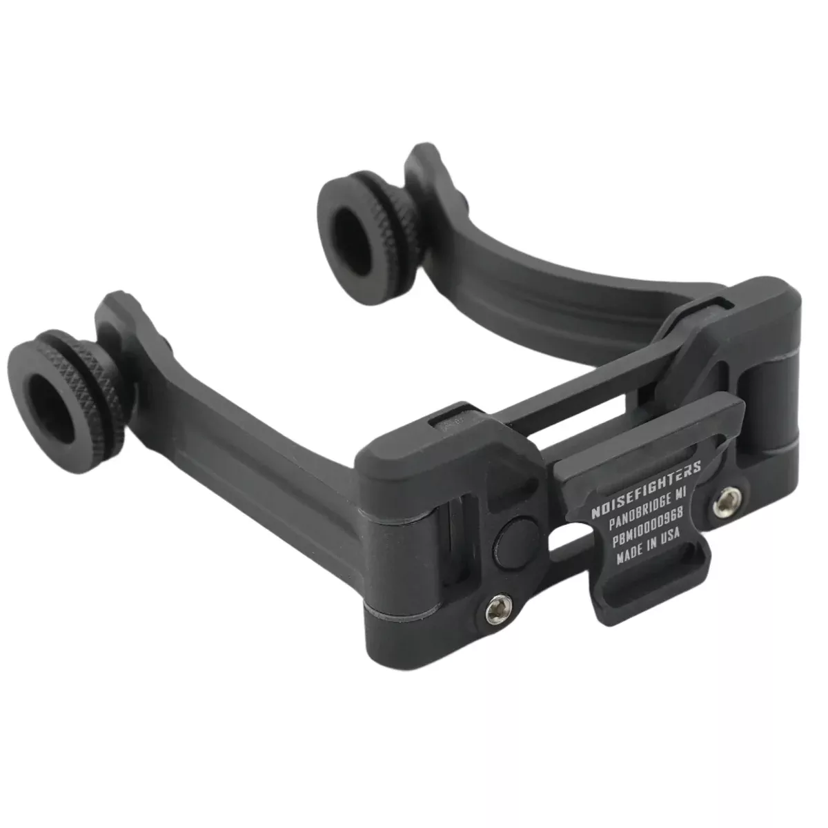 Panobridge M1 | A dual PVS-14 aluminum bridge with full articulation and adjustable panning