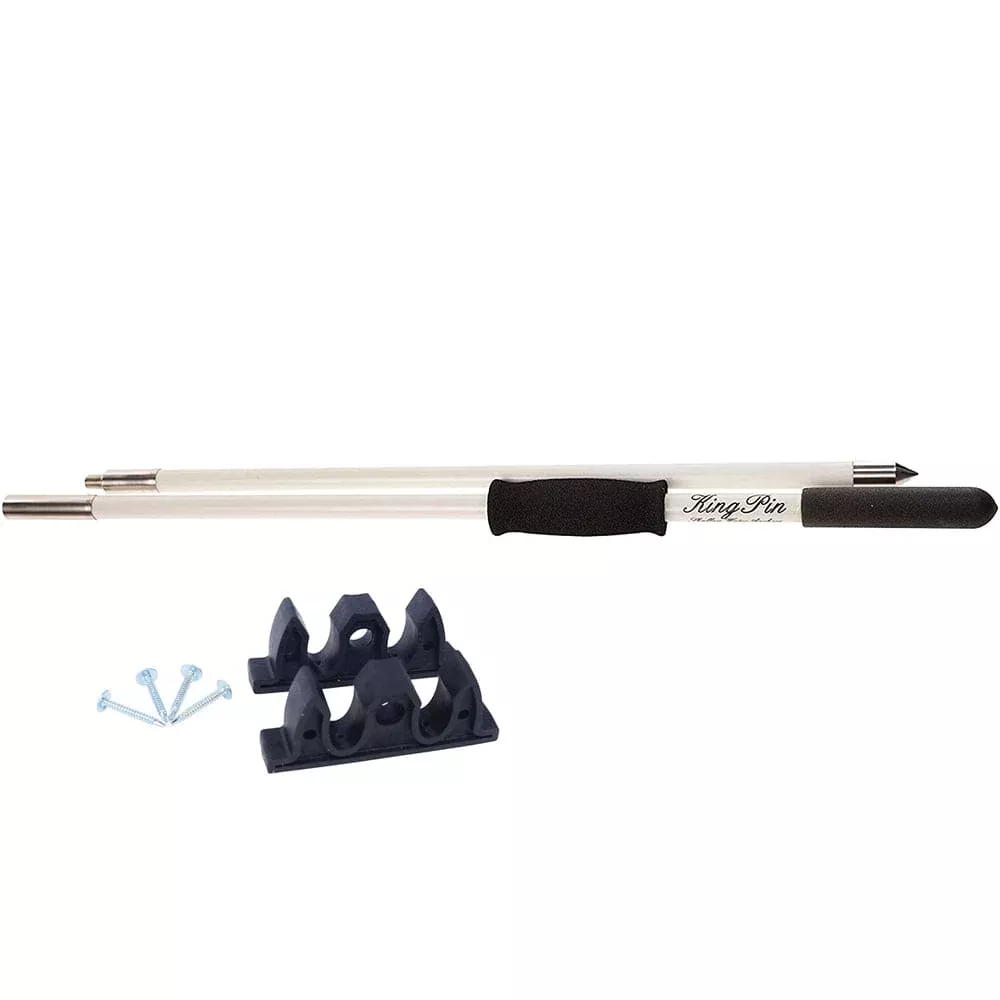 Panther 10 King Pin Anchor Pole – 2-Piece – White