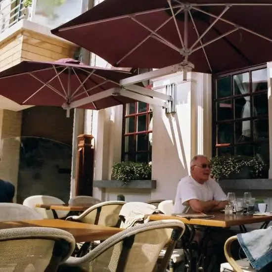 Paraflex Double Wall Mounted Umbrellas