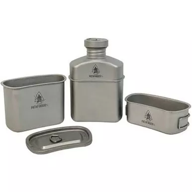 Pathfinder Titanium Canteen Camp Cooking Kit