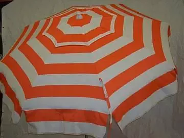 Patio & Beach Umbrella - Orange Stripe