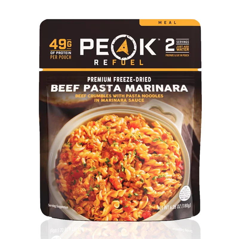 PEAK REFUEL Beef Pasta Marinara 2serv