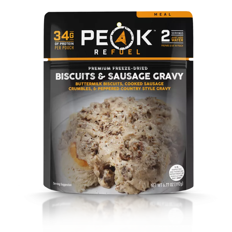 PEAK REFUEL Biscuits & Sausage Gravy 2serv