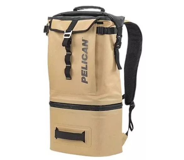 Pelican 19.4-Quart Dayventure Dual Compartment Backpack Cooler – Coyote• SOFT-CBKPK-COYOTE