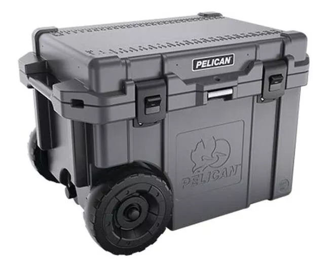 Pelican 45-Quart Elite Wheeled Cooler – Dark Gray• 45QW-6-DKGRY