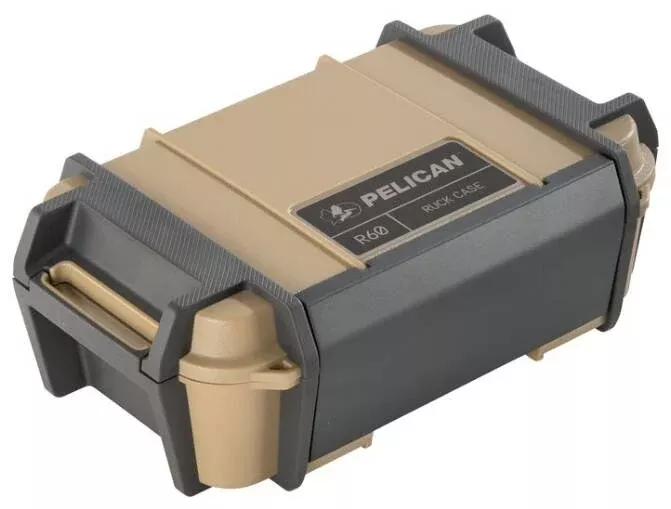 Pelican R60 Personal Utility Case Tan• RKR600-0000-TAN