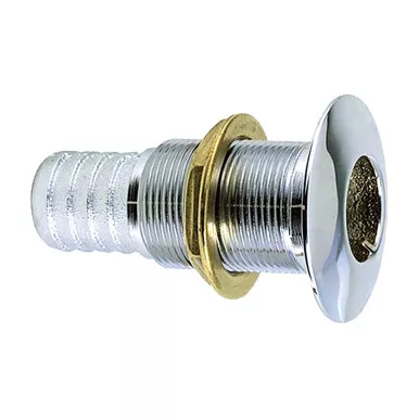 Perko 1.5-Inch Chrome Bronze Thru-Hull Fitting