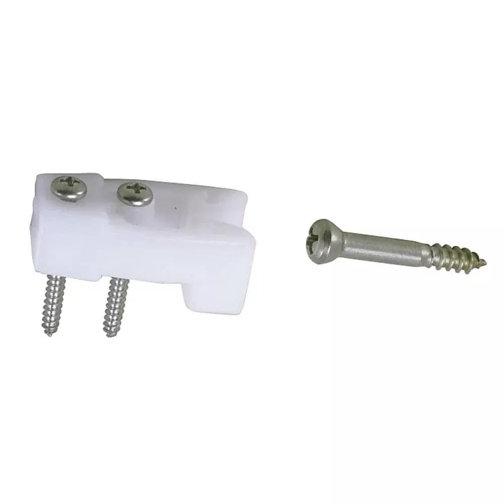 Perko Door Catches – White Nylon/Stainless – Pair