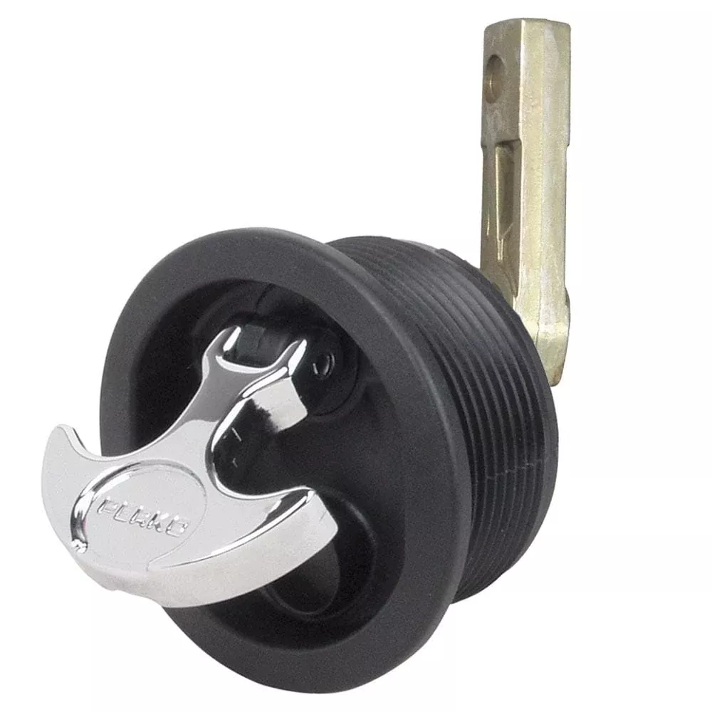 Perko Flush Mount Latch – Straight Cam Bar – 2.5″ Hole – Black
