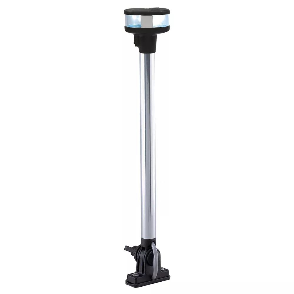 Perko Folding Masthead Light Vertical Combo Mast/All-Round 12-13/16" High Sail or Power