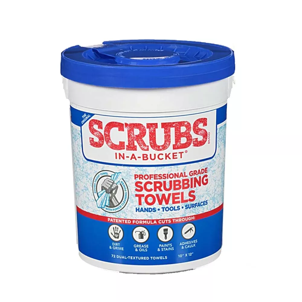 Permatex SCRUBS In-A-Bucket - 72-Piece