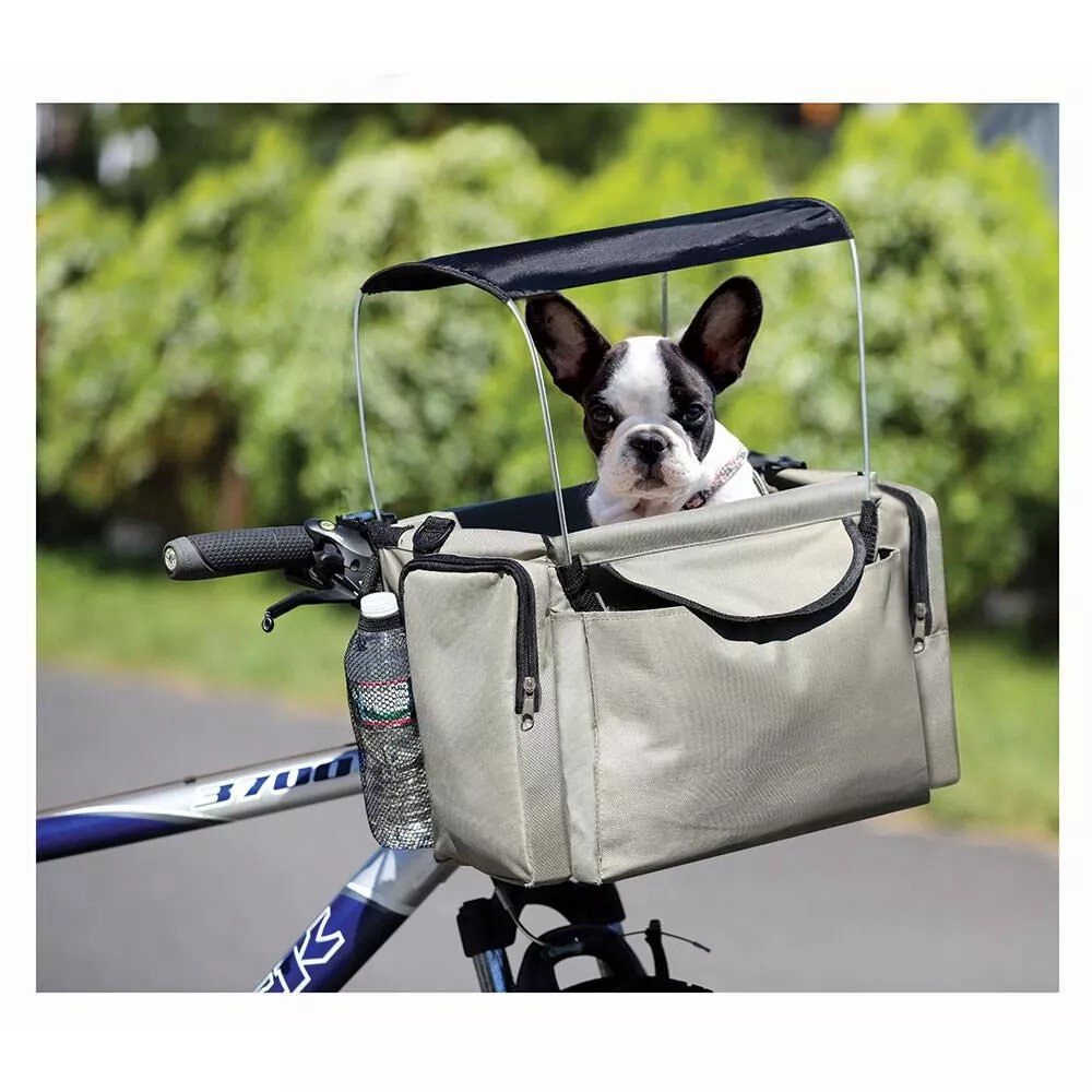 Pet Bike Basket and Carrier with Sunshade