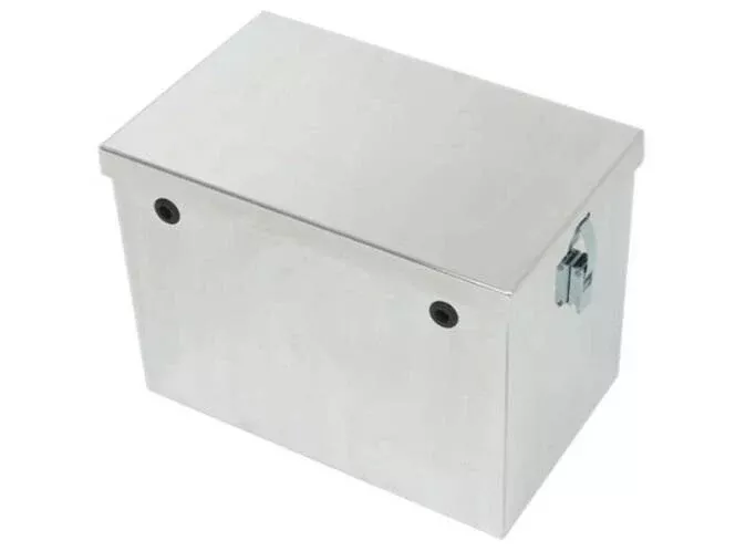 Phoenix USA Tow Rax Aluminum Battery Box 14" Machine Finish• SP14B