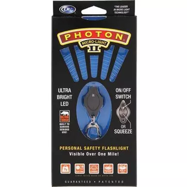Photon Micro-Light II Blue Keychain Flashlight