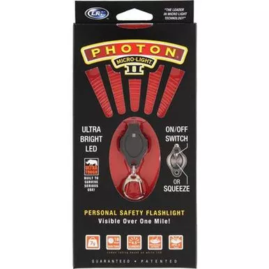 Photon Micro-Light II Red Keychain Flashlight